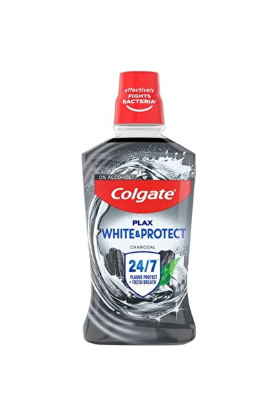 Colgate Palmolive Colgate Plax White & Protect Charcoal – Apa de gura, 500 ml