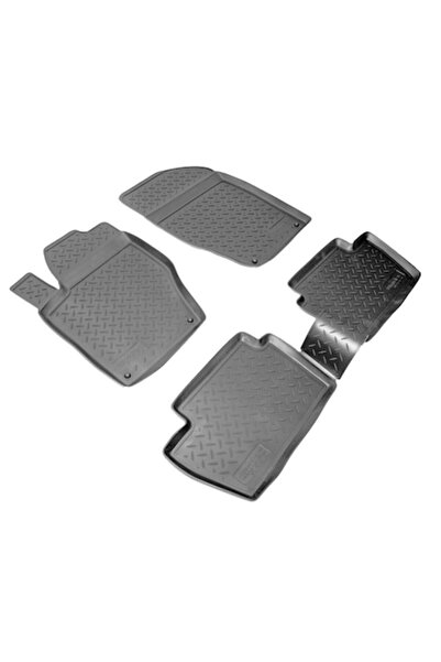 OEM Rubber tray-type car mats NORM Premium, Peugeot 308, hatchback, 2007-2013, 4 pieces