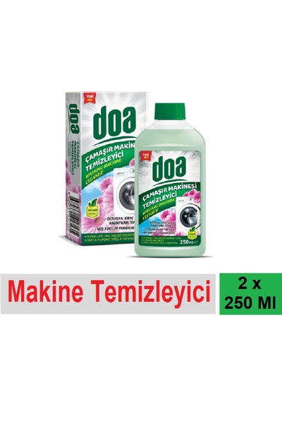 Doa Çamaşır Makine Temizleyici 250 Ml Vegan x 2 Adet