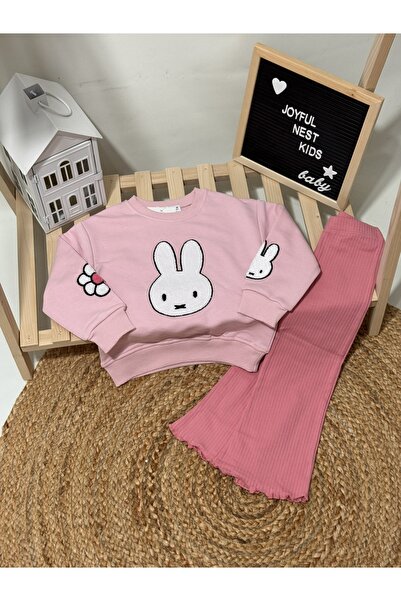 Kids Spanish Leggings Pink Top and Bottom Set