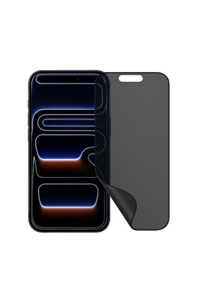 isag Protector de ecran compatibil cu iPhone 17 Pro, silicon, protecție pentr...