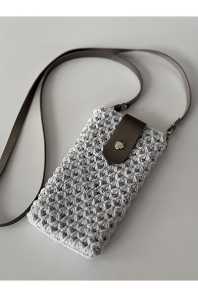Miliva Phone Bag with Cover | Knitted Phone Bag | Handmade Phone Case