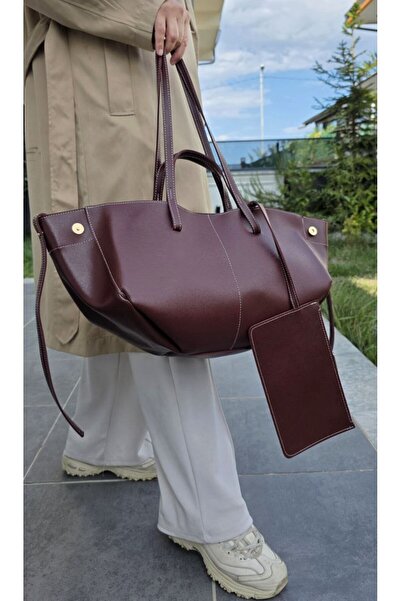 çantamgelsin KADIN BÜYÜK BOY CÜZDANLI EL VE OMUZ ÇANTASI (EBAT 53X32X25 CM)