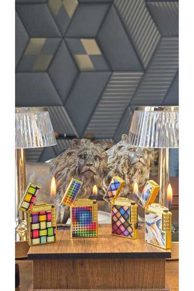 Emba Çakmak Dupont Model Metal Taşlı Şık Tasarım