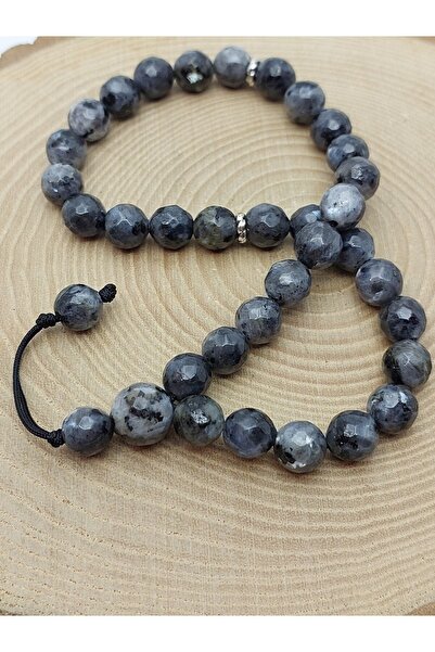 Yasamtohumu Петнист камък с фасетиран разрез, 33 мъниста, специален дизайн, м...