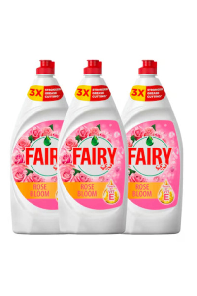 Fairy سائل غسيل الأطباق برائحة الورد 20 × 600 مل