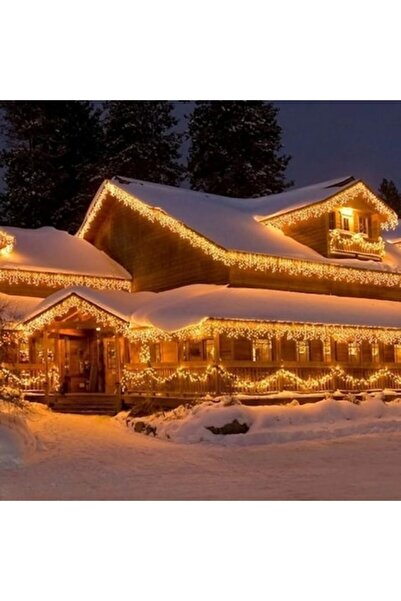 GOLD MARKET Christmas curtain light, outdoor, IP65, 6m x 5m, 3000 warm white LEDs with flash