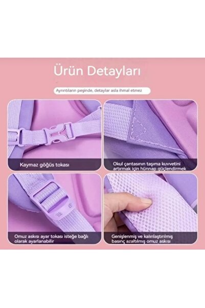 seyuse KUROMİ БАГАТОФУНКЦІОНАЛЬНИЙ ШКІЛЬНИЙ РЮКЗАК У КОРЕЙСЬКОМУ СТИЛІ З АКСЕСУАРАМИ