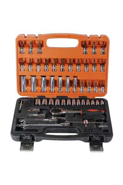 KONTAKTEK 53 Piece 1/4 Ratchet Socket Wrench Set