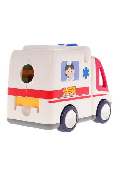 Picodino Interactive educational ambulance for children with accessories, lights and sounds, 22.5 x 30