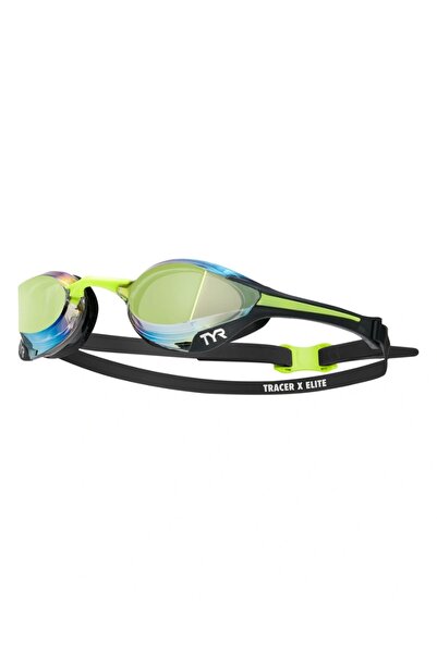 TYR Tracer-X Elite Mirrored Racing Goggles (Green)