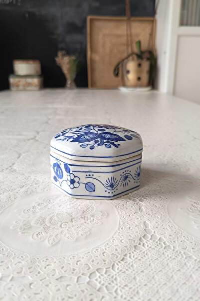 ABBETC Nurantik Onion Patterned Vintage Bonbonier Sugar Bowl/Snack Bowl 150 ml