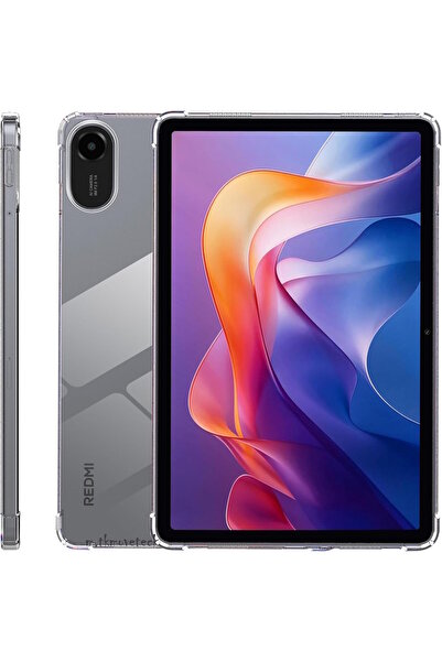 m.tk moveteck Xiaomi Redmi Pad 2 11 İnç 2025 Kılıf Arkası Şeffaf Köşe Korumalı Darbeye Dayanıklı Tablet Kılıfı