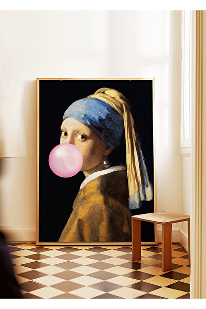 ARTHOUSECOLLECTIVE İnci Küpeli Kız - Barok Dönem Portre – Tablo Ölçülerinde Ç...