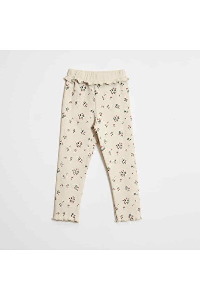 OZZY KİDS Girl's Floral Patterned Tights Set