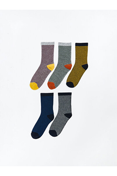 LC Waikiki New Season Patterned Boy's Socks 5-Piece