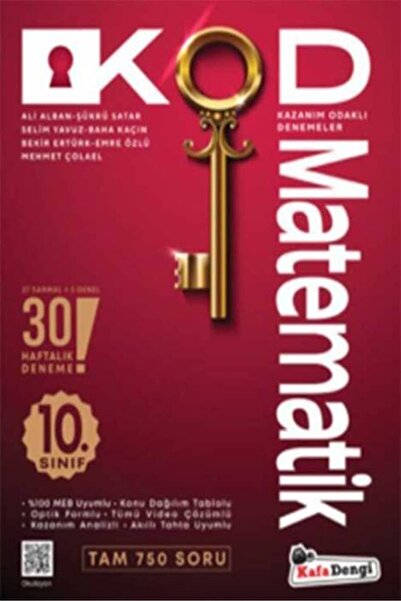 Bi bigelio Kafadengi 10. Sınıf Kod Matematik Kazanım Odaklı Denemeleri Kafa D...