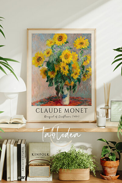tablodea Slika Kloda Monea na platnu, dekorativna Pinterest slika sa cvećem, ...
