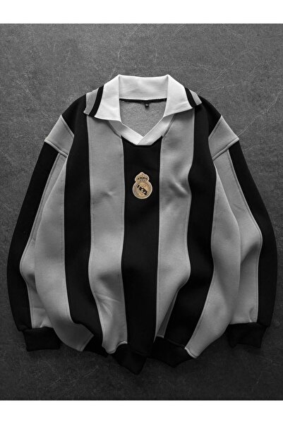 KUN SPORTSWEAR KRUVAZE YAKA PREMİUM SWEATSHİRT OVERSİZE UNİSEX