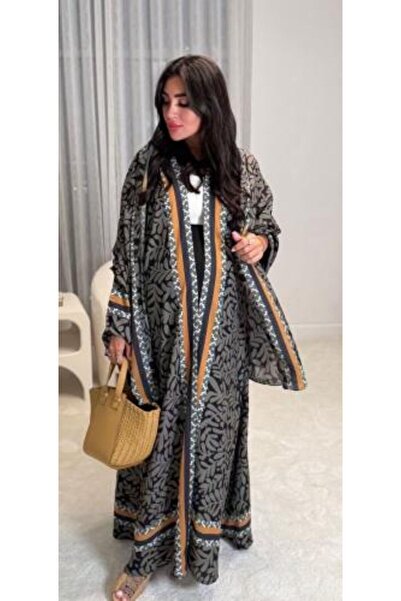 ABAYA with Printed Design