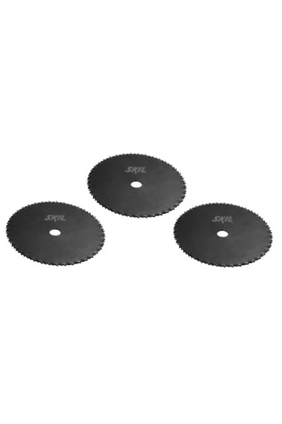 Skil Set 3 steel saw blades 2610 Z 06137, 80 teeth, 10 mm central diameter