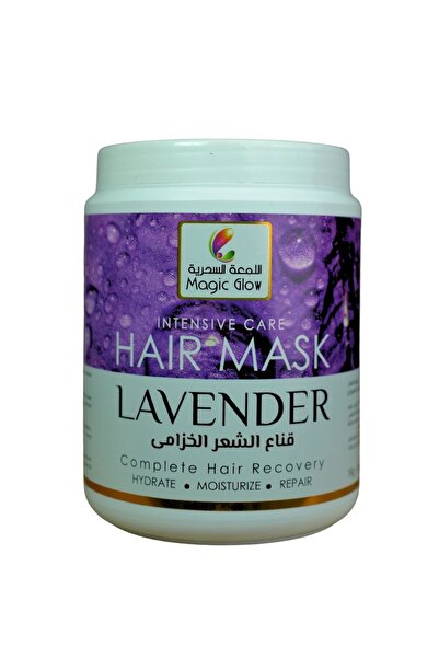 Magic Glow قناع الشعر للعناية المركزة باللافندر، علاج كامل لاستعادة الشعر، 1 كجم