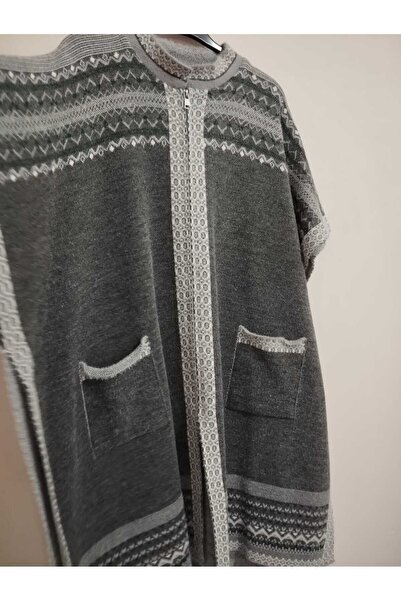 anne moda ankara Superior Quality, Very Large Size, Soft Coat Model Knitwear Poncho