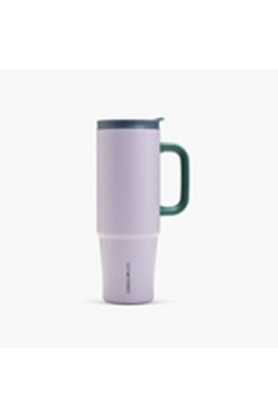 zmzm كوب سفر معزول من الفولاذ المقاوم للصدأ من إيزي كيدز - 900 مل - أبيض