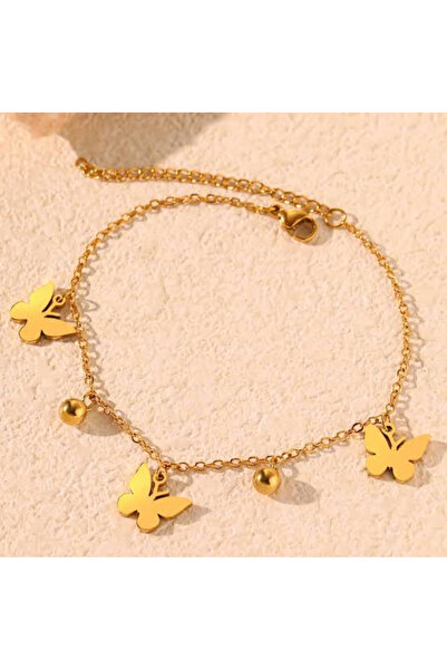 Atelier by Ece سوار فراشة من الفولاذ المقاوم للتشويه