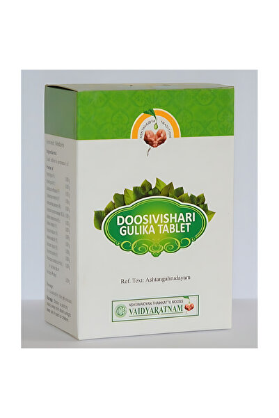 vaidyaratnam Oushadhasala DOOSIVISHARI GULIKA (100 NOS) - by Venus.Exports