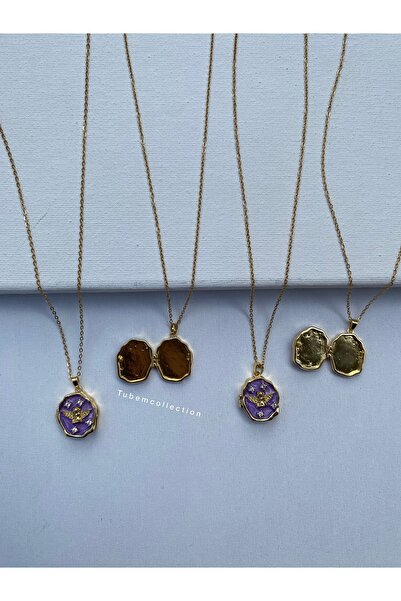 COLLECTİON Peri figürlü kapaklı anı kolyesi