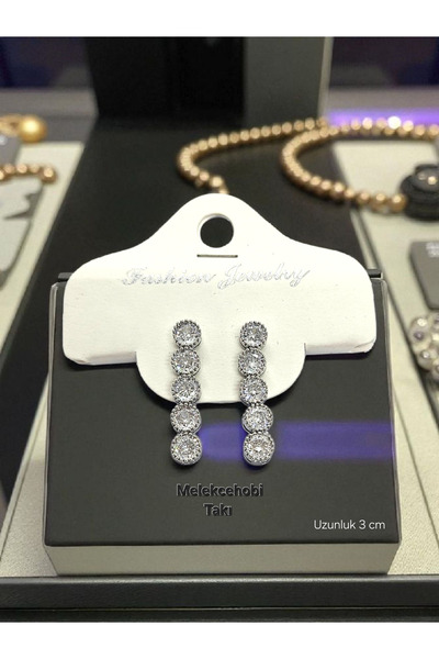 FASHİON JEWELRY Melekcehobi Jewelry Elegant and Sparkling Earrings