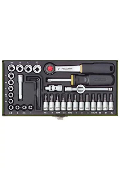 JollyMag Set of Bits and Tubular Wrenches for Engineers, Proxxon 23080, 1/4",...