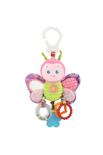 Picodino Rattle Toy from Textile Material for Babies - Butterfly