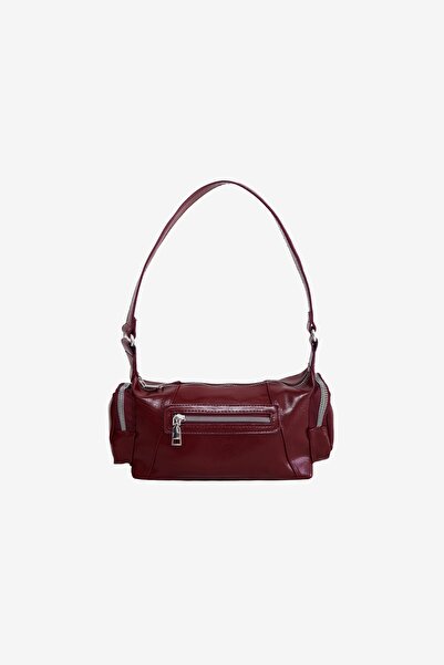 MARSEPTUN Source Fermuar Cep Detaylı Bordo Mat Çanta