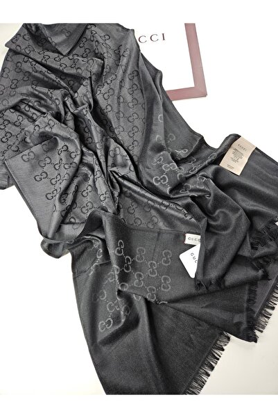 Webinay Home Yün İpek Şal G Desen İthal İnce Kumaş Çift Taraflı Silk Scarf Hijab Shawl