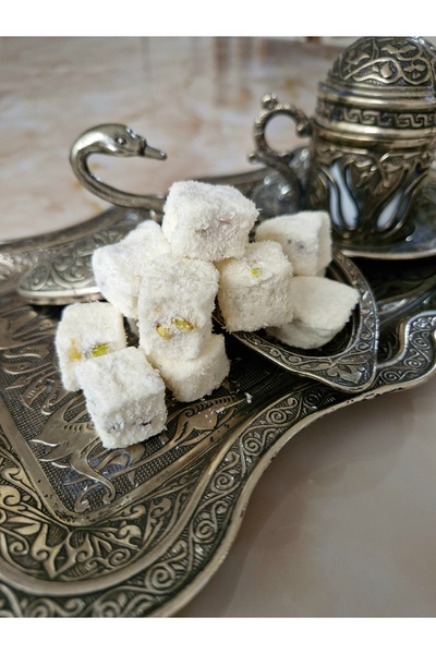 shaymia natural Pistachio Milk Bird Delight - Bayramlik Turkish Delight - 250 Gr