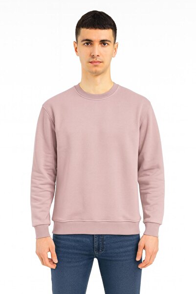 CLASSİCS MEN Men's Oversize Long Sleeve Crew Neck Sweatshirt-7383