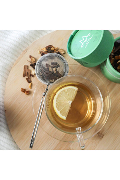 EcoVibe Bitki Çayı Süzgeci Bardak İçi ve Demlik içi Uyumlu