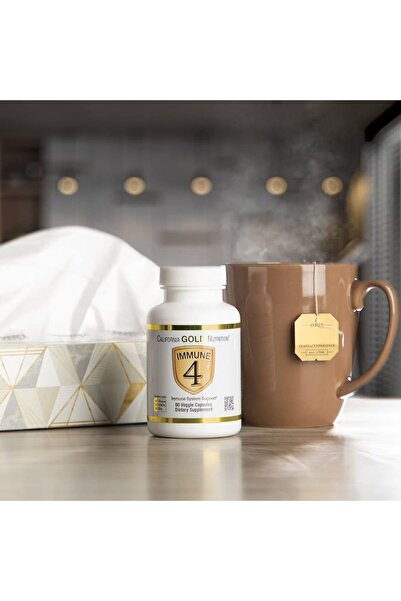 California Gold Nutrition Immune 4 Immune System Support C vitamin+D vitamin+...