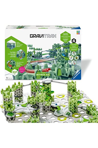RAVENSBURGER GraviTrax XXL Skytrax Aksiyon Seti | 8+ Yaş İnteraktif STEM Yapı Oyuncağı