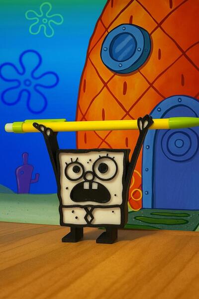 bevex حامل أقلام سبونج بوب