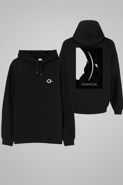 MODA Φούτερ με κουκούλα για ενήλικες Interstellar με τύπωμα με κουκούλα