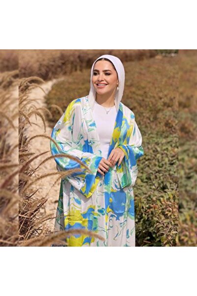 outline Women's Satin Cardigan in Summer Colors