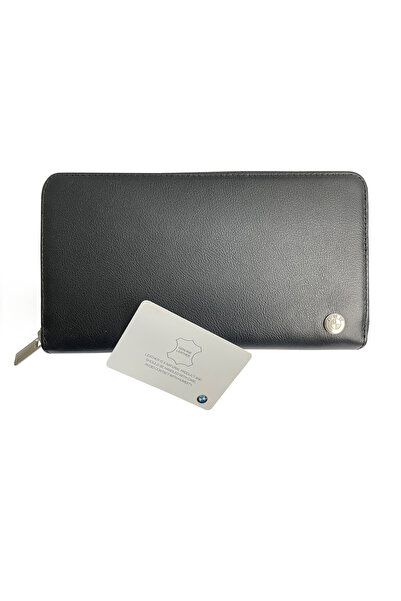BMW Unisex Horizontal Wallet OE Leather 11cm X 9.5cm