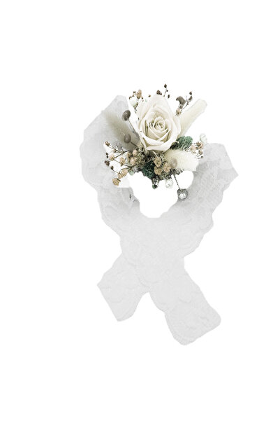 velve Bratara Jennye pentru domnisoara de onoare cu trandafiri, licheni, lagu...