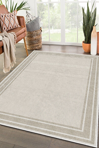 PINKIE HOME Dijital Baskı Makinede Yıkanabilir Kaymaz Leke Tutmaz Salon Halısı Mutfak Halısı ve Yolluk-N69