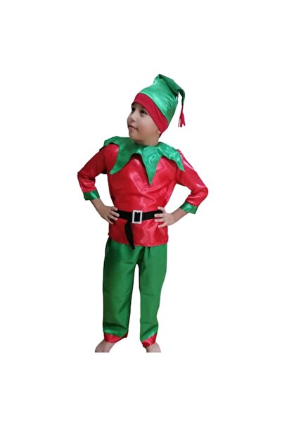 OEM Costum de elf pentru copii, multicolor, 6 ani