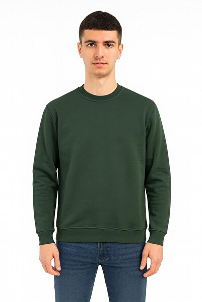 CLASSİCS MEN Men's Oversize Long Sleeve Crew Neck Sweatshirt-7383