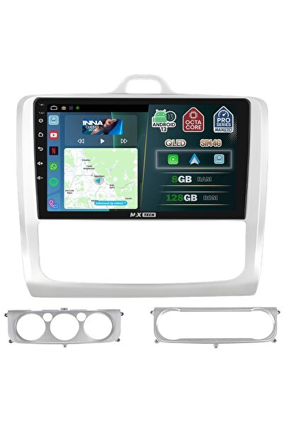 MaxTech Navigație dedicată Ford Focus 2 2004-2011, 8 GB RAM, 128 GB ROM, OctaCore, Carplay și Android Auto